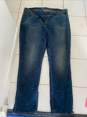 Old Navy Dark Blue Straight-Leg Jeans
